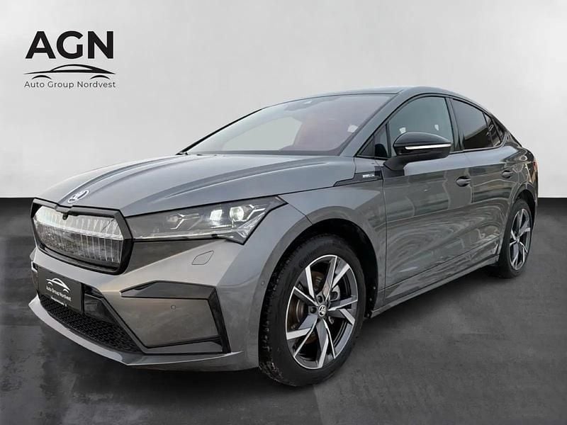 Gråmetal Brugt 2024 Skoda Enyaq iV SportLine SUV | 349.500 kr. (Fair pris) - Billede 1/4