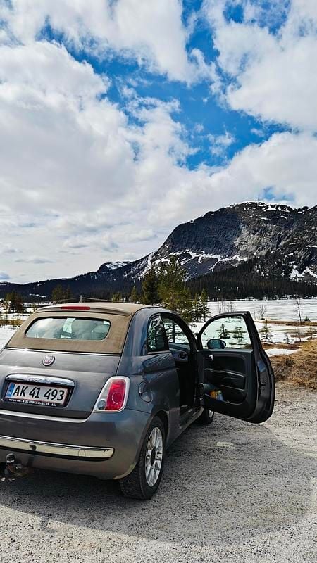 Brugt Fiat 500C Lounge 69 HK (50 kW) 2012 Grå Cabriolet