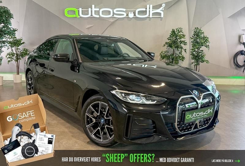 Sort Brugt 2022 BMW i4 M Sport Sedan | 364.000 kr. (God pris) - Billede 1/4