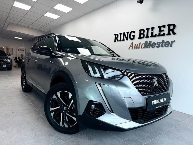 Sølvmetal Brugt 2022 Peugeot e-2008 GT SUV | 163.000 kr. (Fair pris) - Billede 1/4
