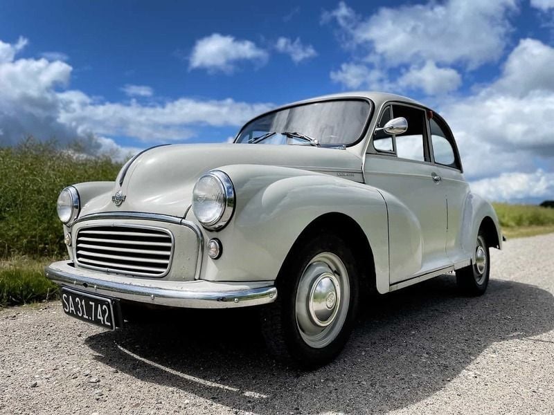 Hvid Brugt 1959 Morris Minor | 59.900 kr. - Billede 1/4