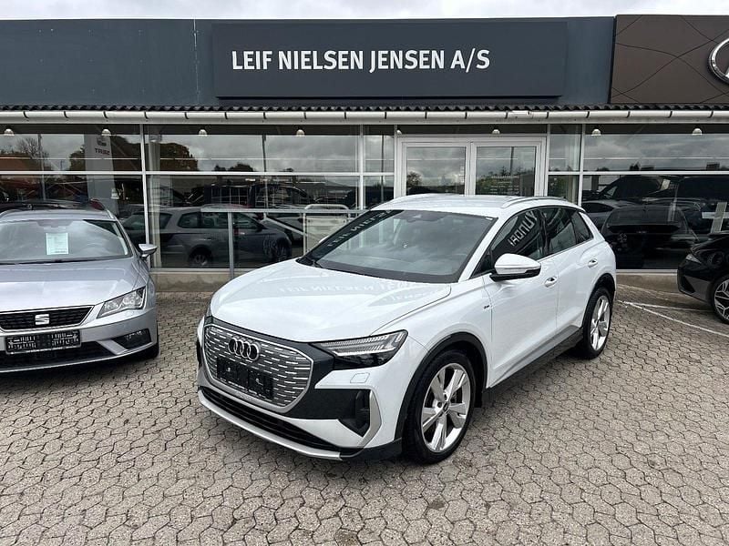 Hvidmetal Brugt 2023 Audi Q4 e-tron S-Line SUV | 299.900 kr. (God pris) - Billede 1/1