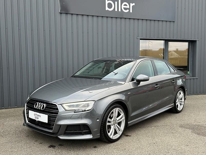 Gråmetal Brugt 2020 Audi A3 S-Line Sedan | 199.900 kr. (Lidt for dyr) - Billede 1/4