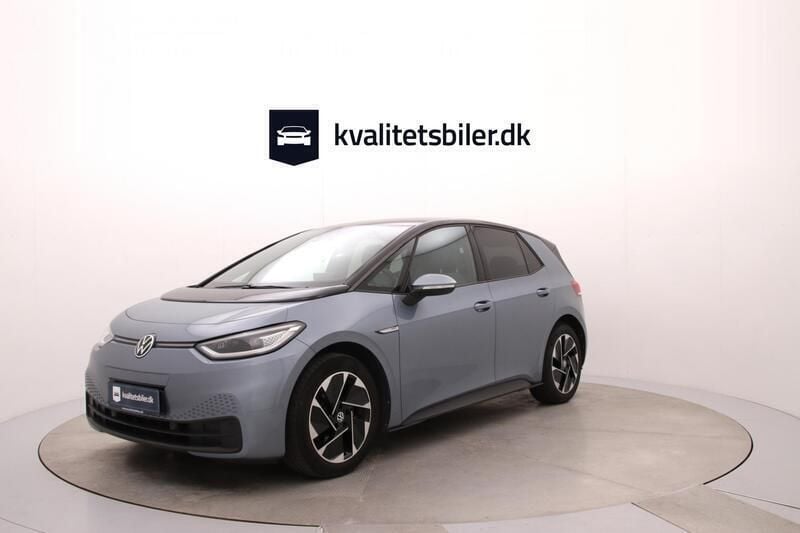 Lysblåmetal Brugt 2021 VW ID.3 Pro Hatchback | 167.900 kr. (God pris) - Billede 1/4