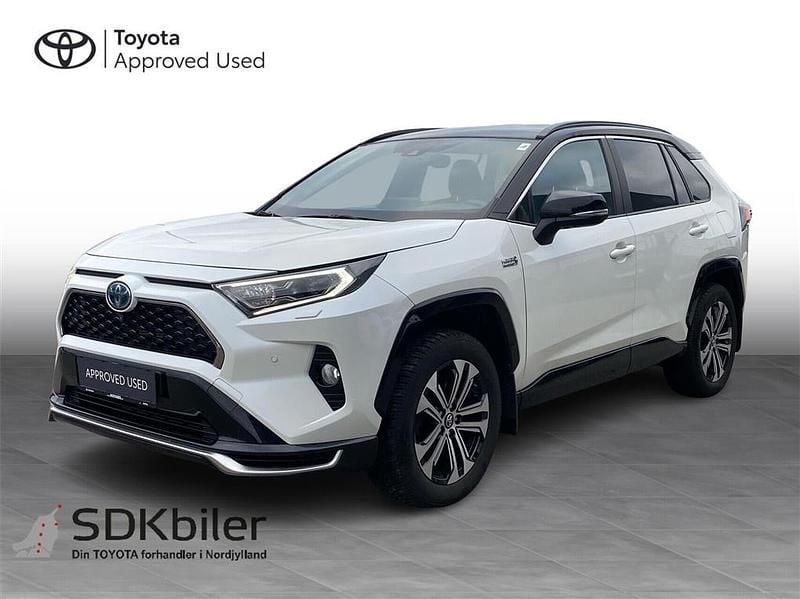 2qj070 pearl white/218attitu Brugt 2021 Toyota RAV4 Hybrid H3 Style SUV | 359.900 kr. (Fair pris) - Billede 1/3
