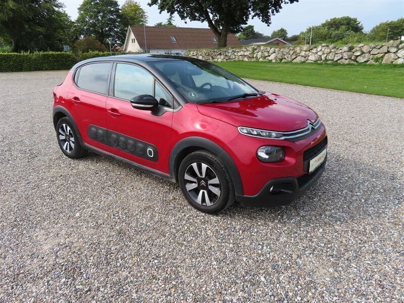 Met. rød Brugt 2020 Citroën C3 PureTech Hatchback | 94.800 kr. (Fair pris) - Billede 1/4