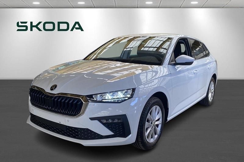 Hvid Brugt 2024 Skoda Scala Selection Hatchback | 264.900 kr. (Lidt for dyr) - Billede 1/4