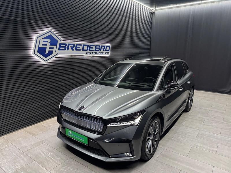 Gråmetal Brugt 2022 Skoda Enyaq iV SportLine SUV | 399.500 kr. (Lidt for dyr) - Billede 1/4