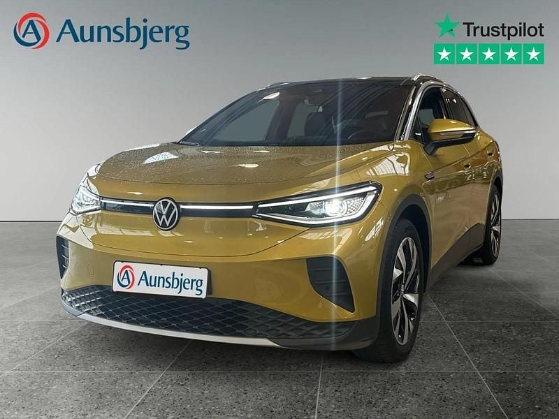 Gul metal Brugt 2021 VW ID.4 Family SUV | 217.500 kr. (Fair pris) - Billede 1/4