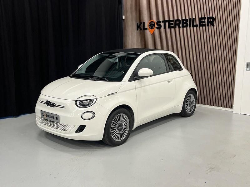 Hvid Brugt 2023 Fiat 500e Icon Cabriolet | 159.700 kr. (Fair pris) - Billede 1/4