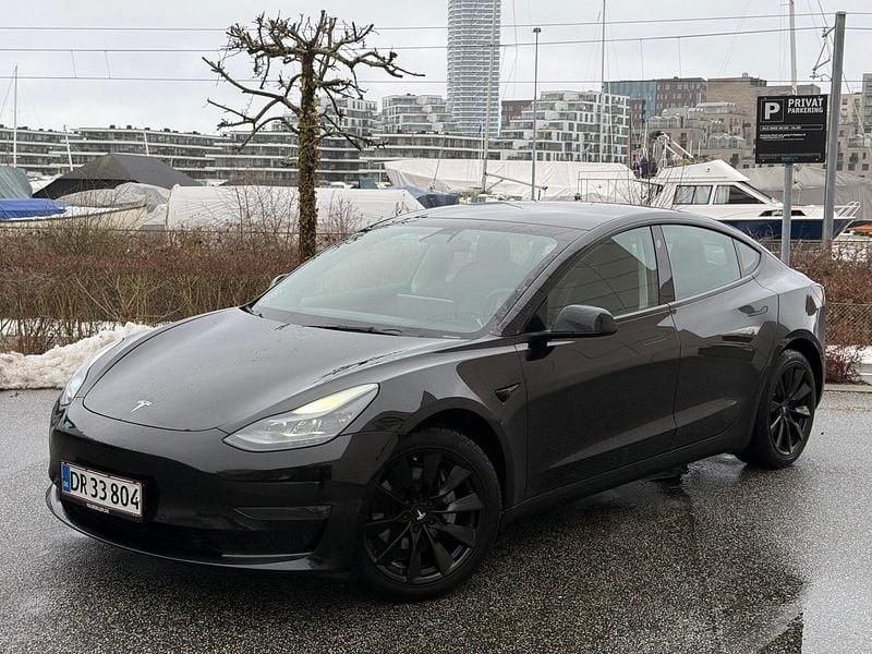 Brugt Tesla Model 3 Long Range AWD 366 kW (498 HK) 2021 Sort Sedan