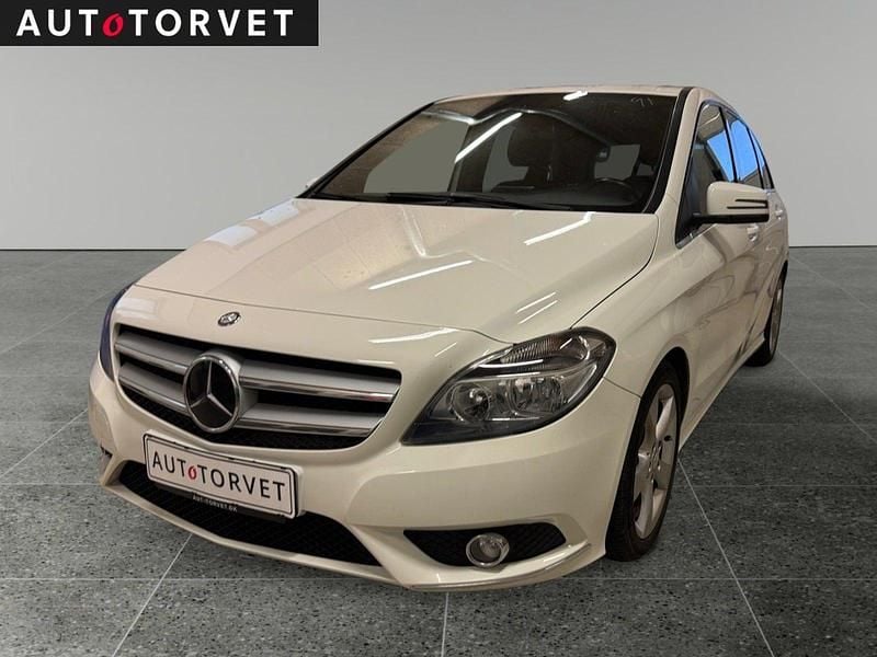 Hvid Brugt 2014 Mercedes B200 MPV | 59.700 kr. - Billede 1/4