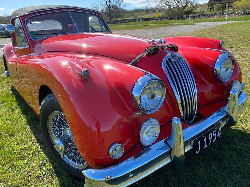 Rød Brugt 1954 Jaguar XK | 570.000 kr. - Billede 1/4