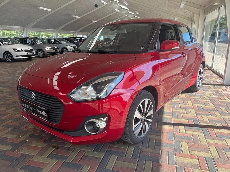 Burning red Brugt 2014 Suzuki Swift Exclusive Hatchback | 109.900 kr. - Billede 1/1
