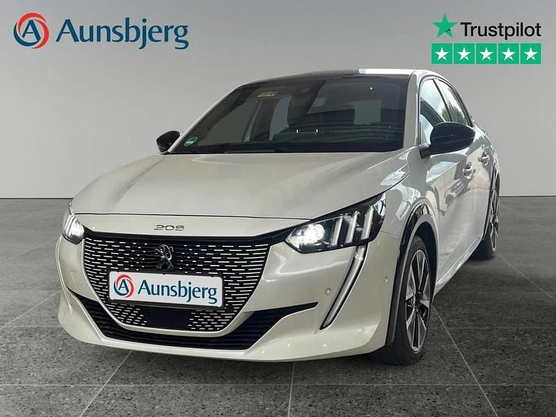 Perlemorshvid Brugt 2021 Peugeot e-208 GT-line Hatchback | 129.500 kr. (Fair pris) - Billede 1/4
