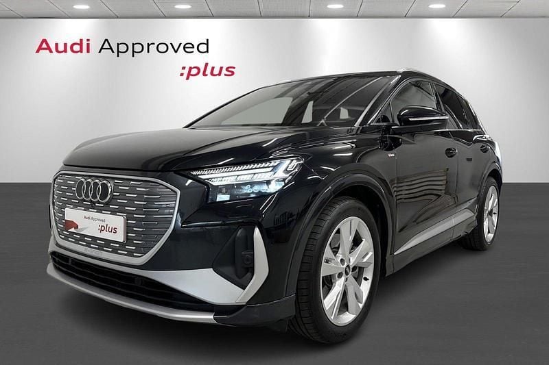Sortmetal Brugt 2024 Audi Q4 e-tron S-Line SUV | 444.900 kr. (Dyr) - Billede 1/4