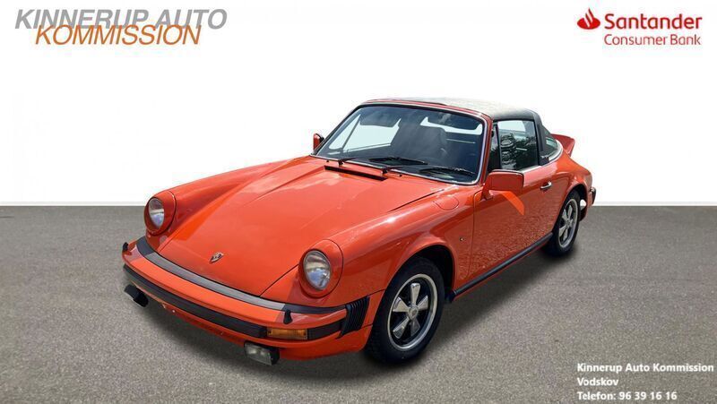 Orange Brugt 1976 Porsche 911 Cabriolet | 499.900 kr. - Billede 1/4