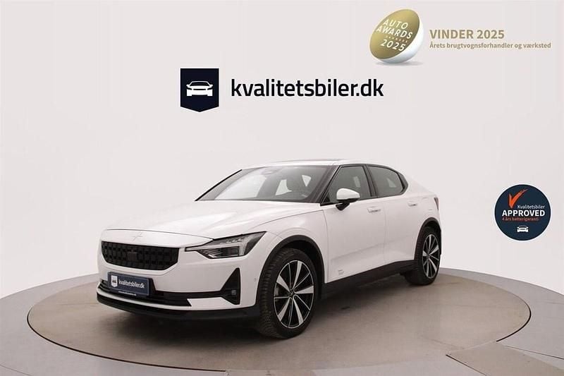Hvidmetal Brugt 2023 Polestar 2 Plus Hatchback | 204.900 kr. (Super pris) - Billede 1/4