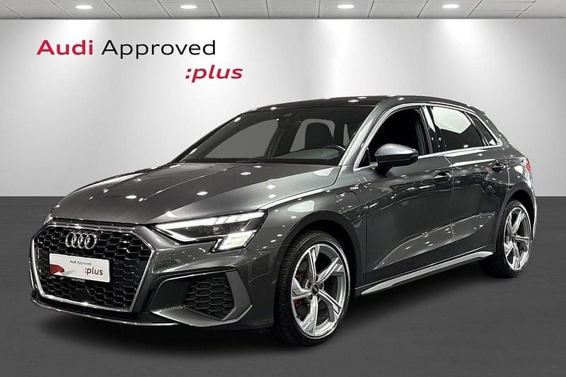 Gråmetal Brugt 2020 Audi A3 Sportback e-tron S-Line Sedan | 269.900 kr. (Dyr) - Billede 1/4