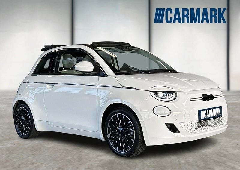 Brugt Fiat 500e La Prima 86 kW (118 HK) 2023 Sortmetal Cabriolet
