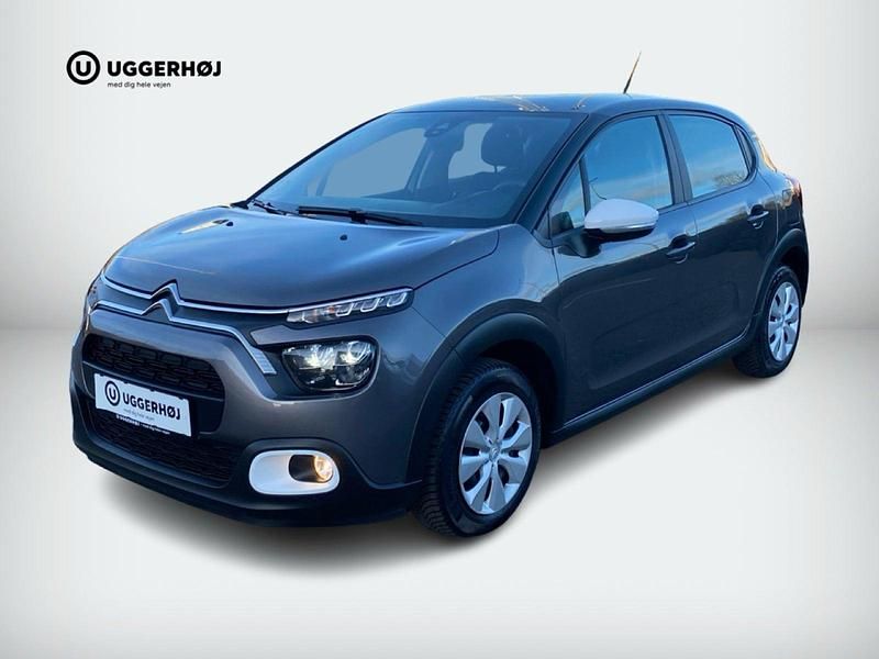 Gråmetal Brugt 2023 Citroën C3 PureTech | 138.000 kr. (Lidt for dyr) - Billede 1/4