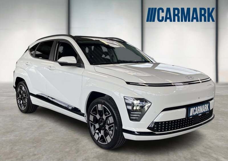 Hvid Ny 2025 Hyundai Kona Ultimate SUV | 299.900 kr. (Fair pris) - Billede 1/4