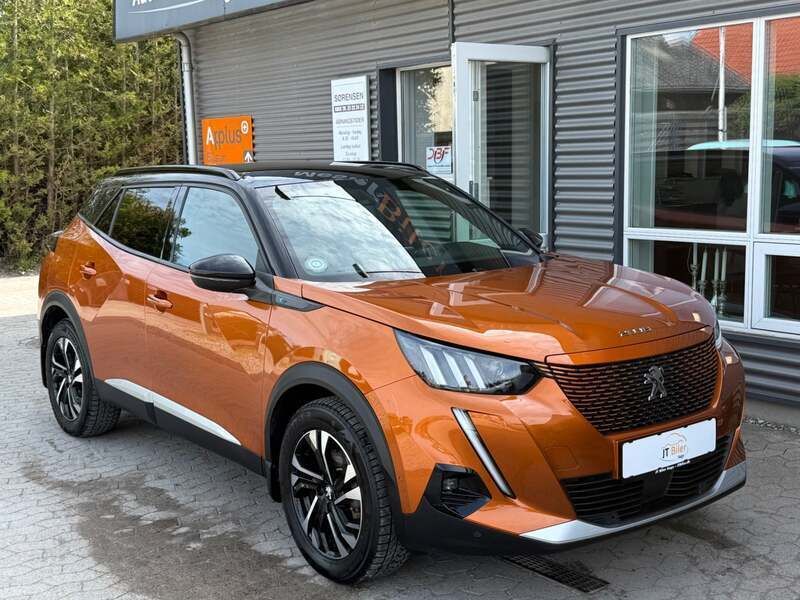 Orangemetal Brugt 2020 Peugeot e-2008 GT SUV | 119.900 kr. (Fair pris) - Billede 1/4