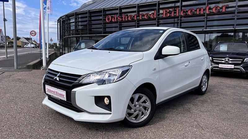 Hvid Brugt 2023 Mitsubishi Space Star | 118.850 kr. (Lidt for dyr) - Billede 1/4
