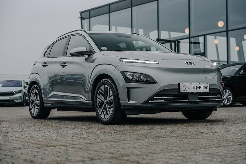 Sølvmetal Brugt 2021 Hyundai Kona Advanced SUV | 139.800 kr. (God pris) - Billede 1/4