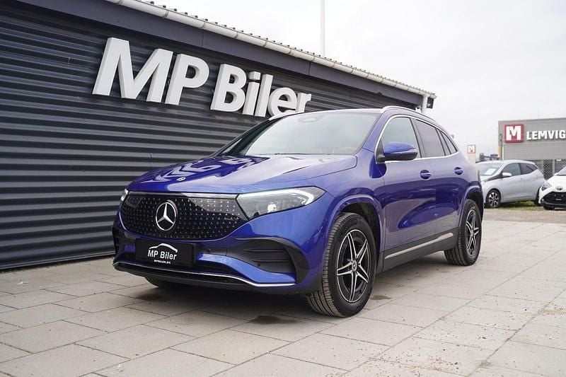 Blå Brugt 2024 Mercedes EQA250+ AMG line SUV | 319.700 kr. (God pris) - Billede 1/4
