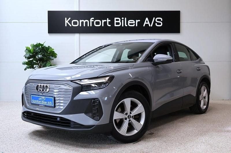 Grå Brugt 2021 Audi Q4 Sportback e-tron Advanced SUV | 209.900 kr. (Fair pris) - Billede 1/4