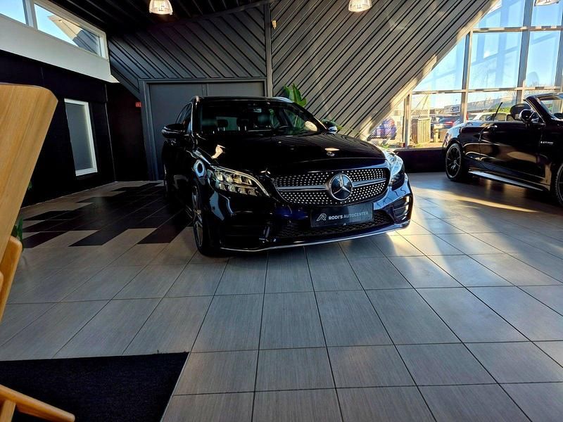 Brugt Mercedes C220 AMG line 194 HK (142 kW) 2018 Blåmetal Stationcar