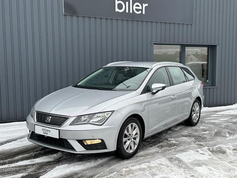 Sølvmetal Brugt 2017 Seat Leon ST Style Stationcar | 94.900 kr. (Fair pris) - Billede 1/4