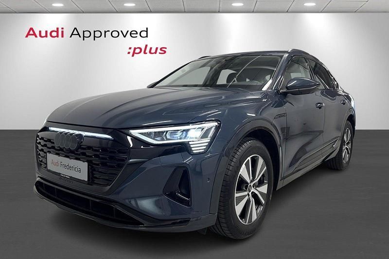 Blåmetal Brugt 2023 Audi Q8 e-tron Prestige SUV | 499.900 kr. (God pris) - Billede 1/4