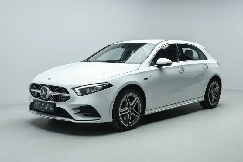 Hvid Brugt 2021 Mercedes A250 AMG line | 264.900 kr. (God pris) - Billede 1/4