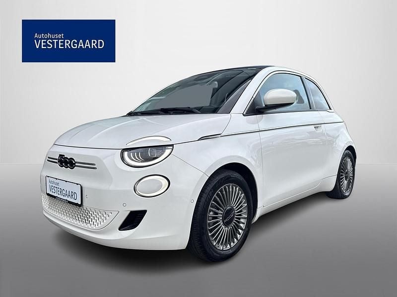 Sølv Brugt 2023 Fiat 500e Icon Cabriolet | 164.800 kr. (Lidt for dyr) - Billede 1/4