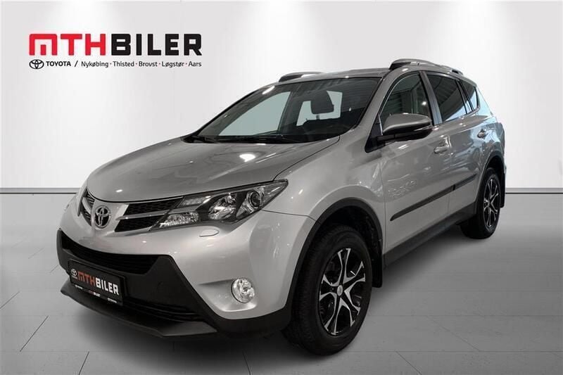 Sølvmetal Brugt 2015 Toyota RAV4 T3 SUV | 149.900 kr. - Billede 1/4