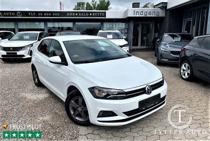 Hvid Brugt 2019 VW Polo Comfortline Hatchback | 134.800 kr. (Fair pris) - Billede 1/3