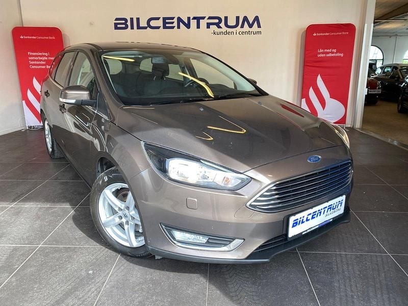 Brugt Ford Focus Titanium 125 HK (91 kW) 2016 Sort Stationcar