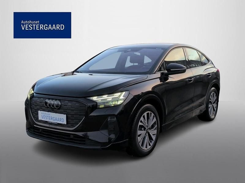 Sort Brugt 2024 Audi Q4 Sportback e-tron SUV | 309.800 kr. (Super pris) - Billede 1/4