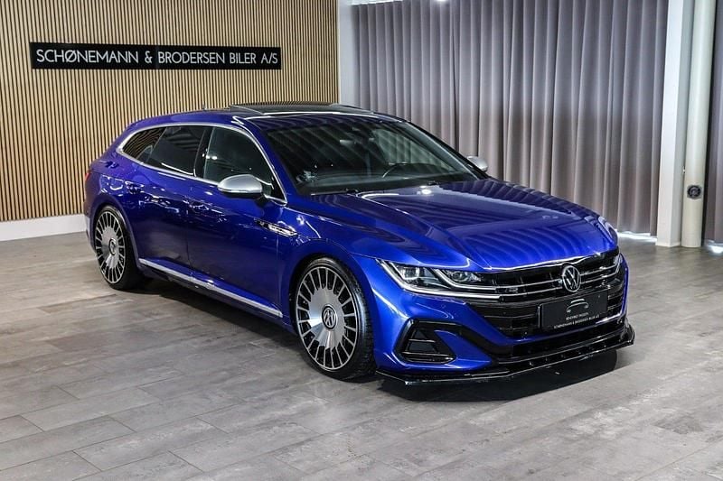 Blåmetal Brugt 2021 VW Arteon R-line Stationcar | 339.900 kr. (Lidt for dyr) - Billede 1/4