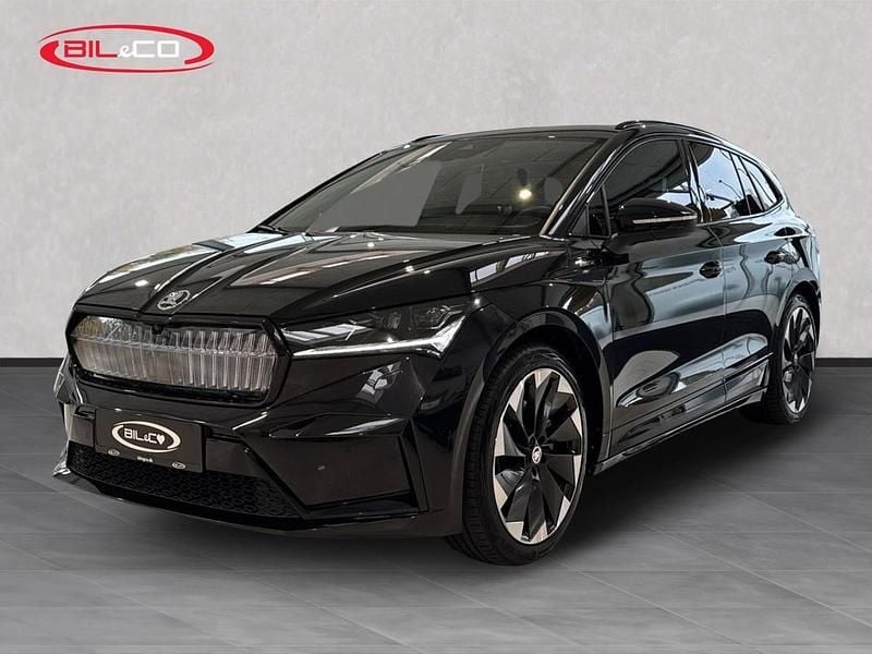 Sortmetal Brugt 2022 Skoda Enyaq iV SportLine SUV | 299.900 kr. (Fair pris) - Billede 1/4