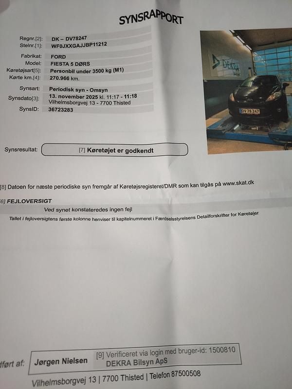 Brugt Ford Fiesta Ambiente 82 HK (60 kW) 2012 Sort Hatchback