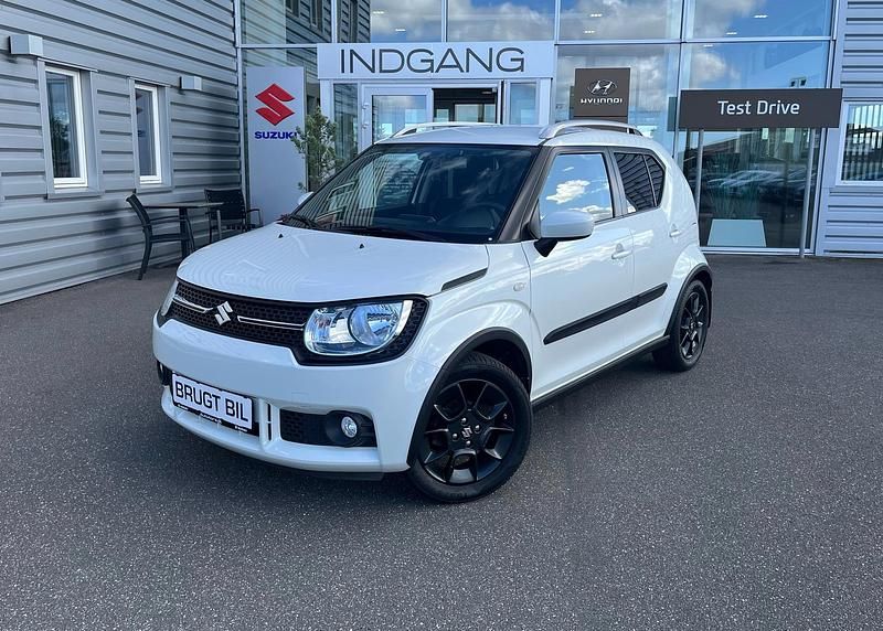Pure white Brugt 2017 Suzuki Ignis Active Hatchback | 139.900 kr. - Billede 1/4