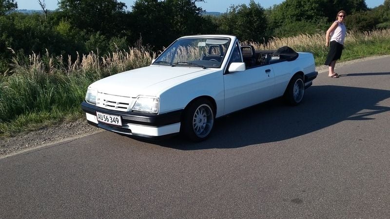 Brugt Opel Ascona 112 HK (82 kW) 1985 Hvid Cabriolet