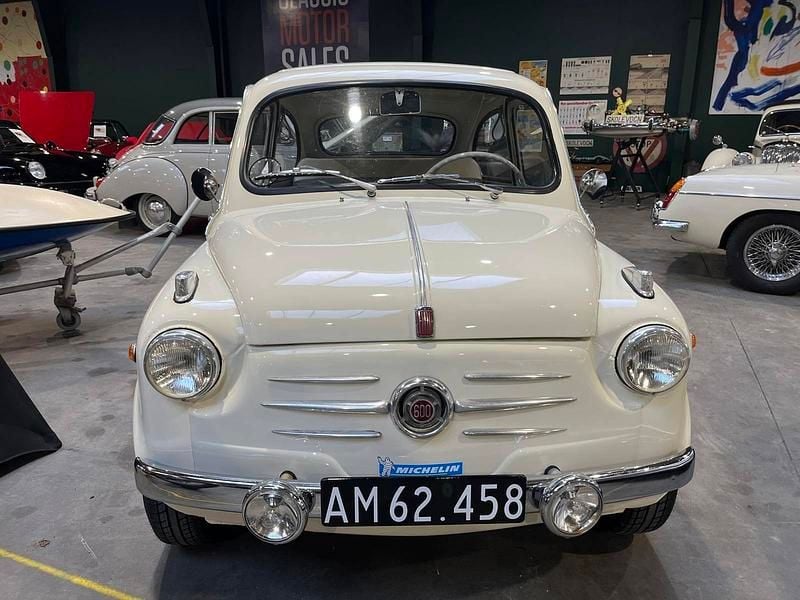Brugt Fiat 600 Abarth 1958 Hvid