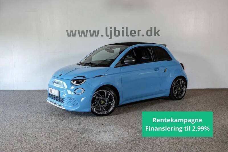 Blå Brugt 2023 Abarth 500e Scorpionissima Hatchback | 229.800 kr. - Billede 1/4