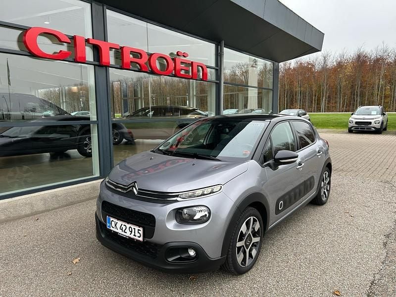 Grå artense metallak Brugt 2019 Citroën C3 Hatchback | 104.900 kr. (Fair pris) - Billede 1/4