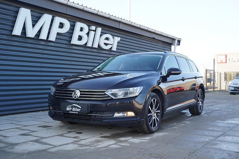 Sortmetal Brugt 2017 VW Passat Comfortline Premium Stationcar | 154.900 kr. (Fair pris) - Billede 1/4