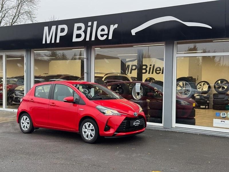 Brugt Toyota Yaris Hybrid H2 100 HK (73 kW) 2020 Rød Hatchback